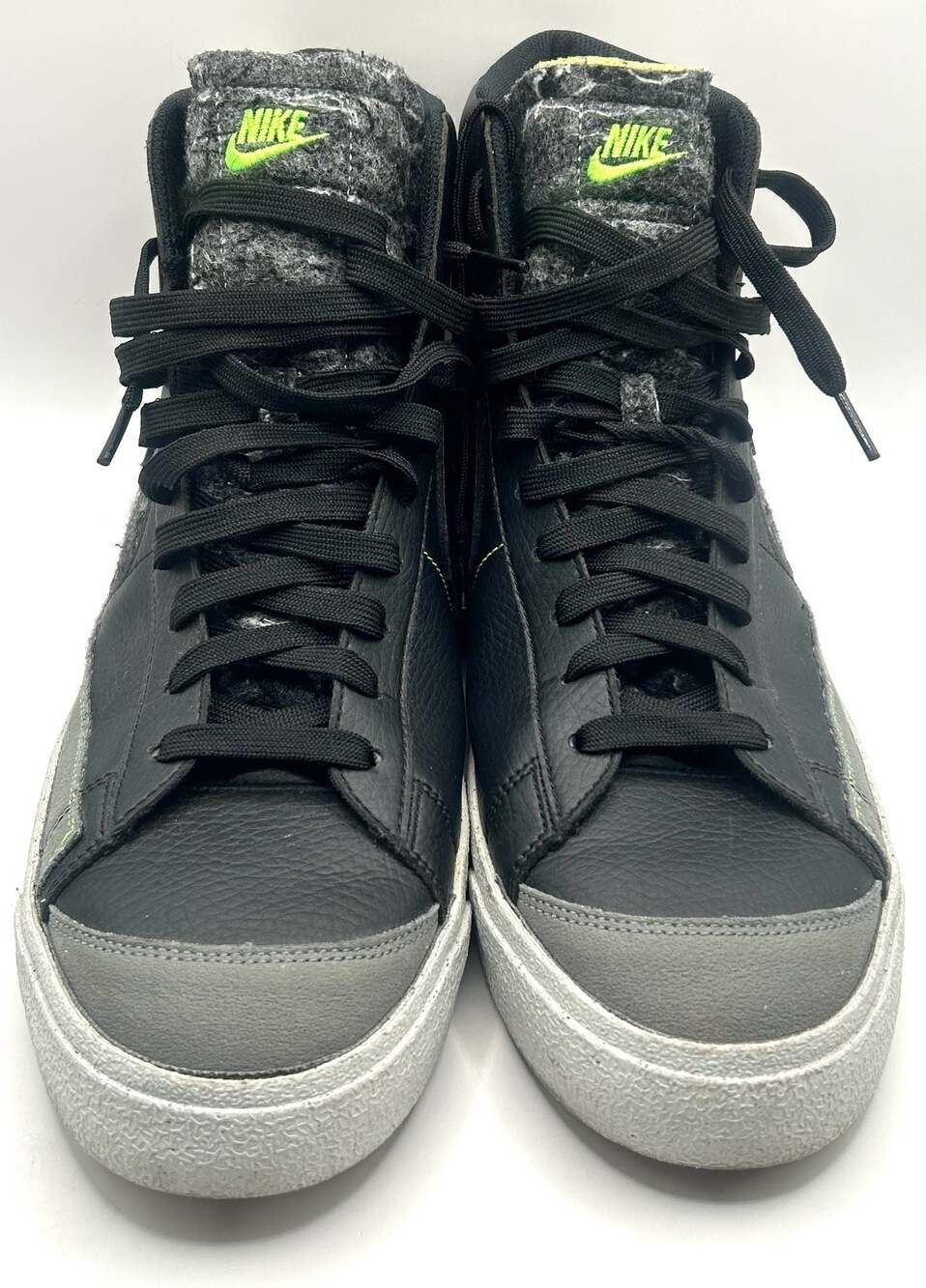 Nike Blazer Mid '77 Vintage Recycled Wool Pack Black Electric Green CW6726-001
